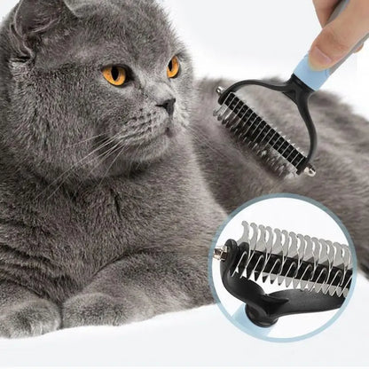 Professional Pet Grooming Comb – Dog & Cat Hair Removal Brush for Shedding, Fur Trimming & Puppy Grooming Care.