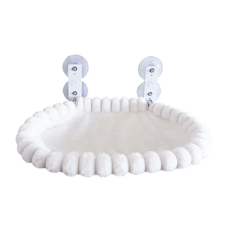 Cat Window Hammock – Strong Suction Cup Mount, Cozy Window Perch for Indoor Cats.