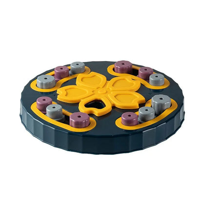 Interactive Pet Puzzle Feeder – Brain-Boosting Snack Dispenser Bowl for Cats & Dogs, Durable Battery-Free Design.