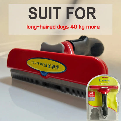 Pet Grooming Brush for Dogs & Cats – Hair Removal Comb with Gentle Massage Design for Shedding, Detangling & Everyday Grooming.