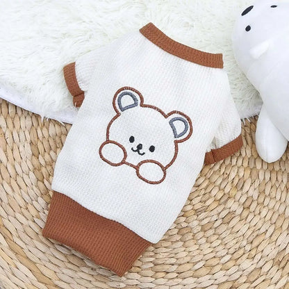 Soft Pet Shirt – Lightweight Spring & Summer T-Shirt & Skirt Outfit for Small to Medium Dogs & Cats, Cute Daily Wear Clothing.