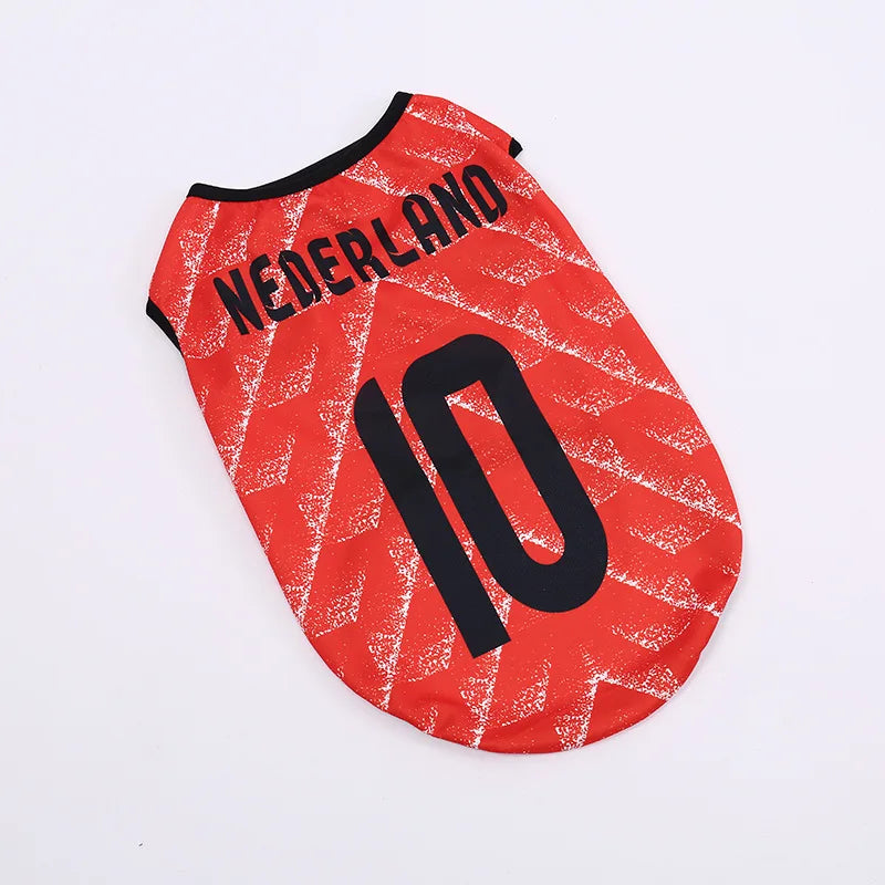 Sport Team Dog Vest – Lightweight Breathable Mesh Shirt for Dogs & Cats, Cool Summer Vest for Teddy, Pug, Golden Retriever, Shiba Inu.