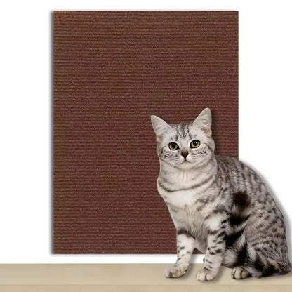 7-Color Cat Scratcher Sofa Protector – Trimmable Self-Adhesive Scratch Pad Carpet for Furniture Protection & Cat Claw Sharpening.