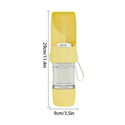 Portable Dog Water Bottle – Durable Pet Hydration Dispenser for Walks, Hiking & Travel, Ergonomic Leakproof Design.