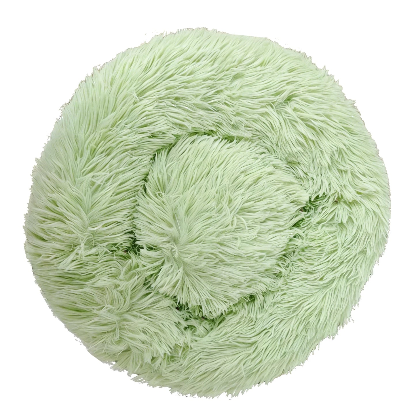Round Plush Dog Bed – Winter Warm Washable Basket-Style Pet Bed for Small, Medium & Large Dogs & Cats, Soft Sofa-Style Sleeping Cushion.