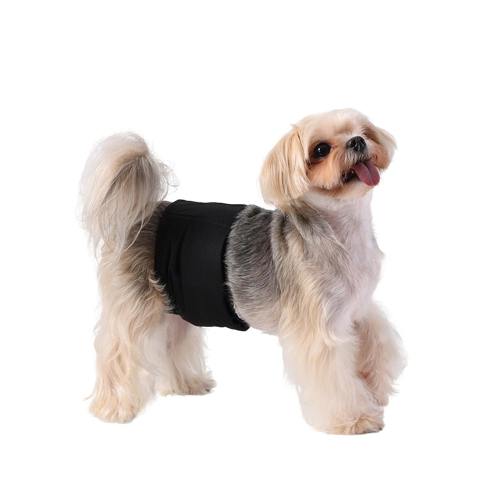 3PCS Reusable Male Dog Belly Bands – Washable Breathable Dog Diapers & Physiological Wraps for Puppies and Small Dogs.