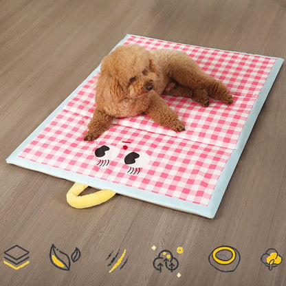 Pet Summer Cooling Bed Mat – Comfortable Cooling Sofa Bed for Dogs & Cats, Soft Pet Cushion for Small, Medium & Large Breeds.