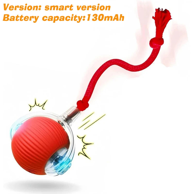 Automatic Rolling Dog Ball – Rechargeable Interactive Smart Toy for Dogs, Intelligent Motion Puppy Play Ball.