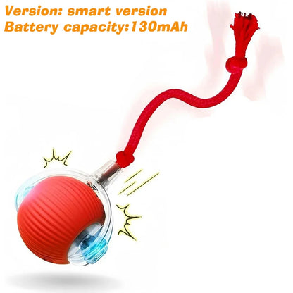 Automatic Rolling Dog Ball – Rechargeable Interactive Smart Toy for Dogs, Intelligent Motion Puppy Play Ball.