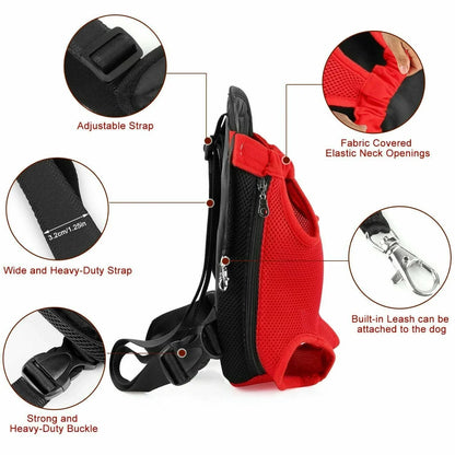 Camouflage Pet Carrier Backpack – Breathable Mesh Travel Bag with Shoulder Strap & Handle for Small Dogs & Cats Outdoor Adventures.