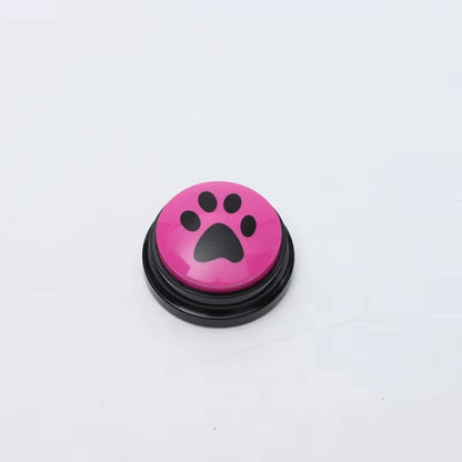 Dog & Cat Communication Buttons – Voice Recording Training Toy with 30-Second Playback, Fun Pet Buzzer Gift