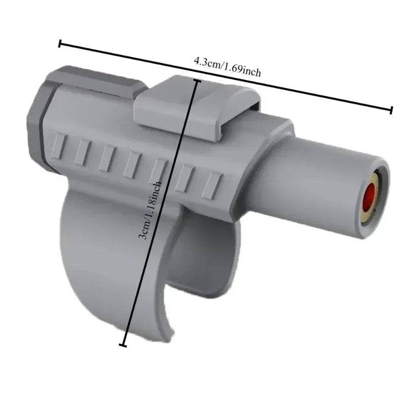 Portable Mini Laser Cat Toy – Wearable Finger Sleeve Design, Automatic Interactive Pet Teaser Pen for Safe Cat Play.