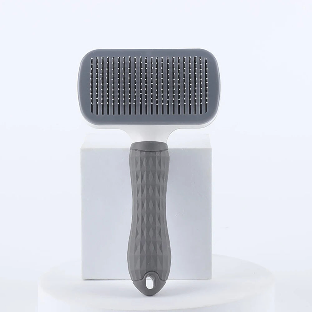 Pet Hair Removal Brush – Grooming Comb for Dogs & Cats, Effective Fur Deshedding Tool for Puppies, Kittens & Pet Care Supplies.