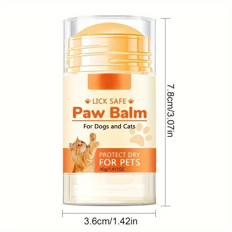 Cat & Dog Paw Balm – Moisturizing Nose & Paw Protector for Pets, Hydrating Paw Care Balm for Cats & Dogs.