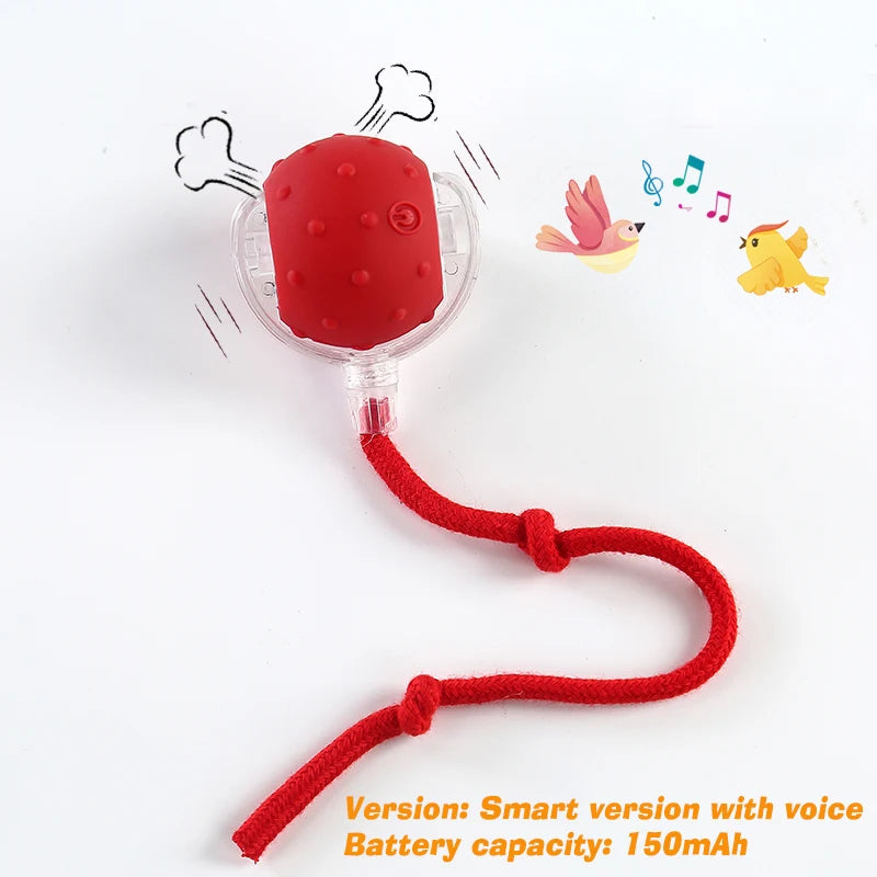 Automatic Rolling Dog Ball – Rechargeable Interactive Smart Toy for Dogs, Intelligent Motion Puppy Play Ball.