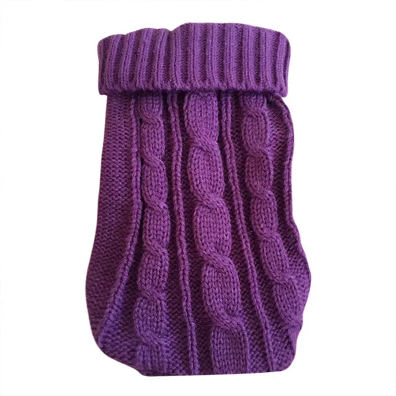 Knitted Dog Sweater – Warm Winter Pet Clothes for Chihuahuas, Yorkies, Puppies & Small to Medium Dogs.