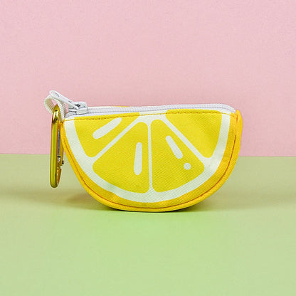 Cute Fruit Dog Waste Bag Holder – Clip-On Poop Bag Dispenser for Leashes (Limited Edition, Bag & Leash Not Included.
