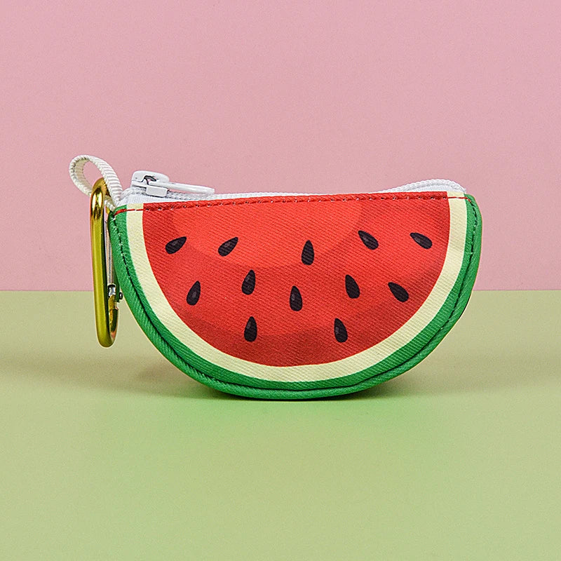 Cute Fruit Dog Waste Bag Holder – Clip-On Poop Bag Dispenser for Leashes (Limited Edition, Bag & Leash Not Included.