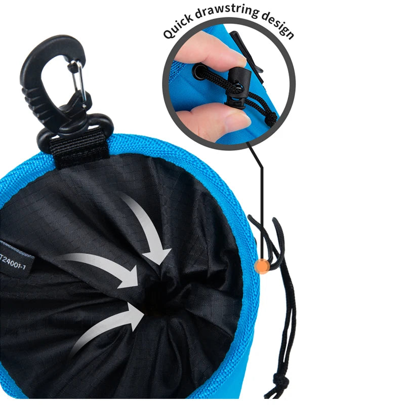 Portable Dog Training Treat Bag – Waist Clip Snack Pouch for Leash Walks, Outdoor Reward Bag for Puppies & Dogs.