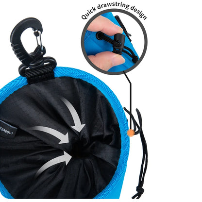 Portable Dog Training Treat Bag – Waist Clip Snack Pouch for Leash Walks, Outdoor Reward Bag for Puppies & Dogs.