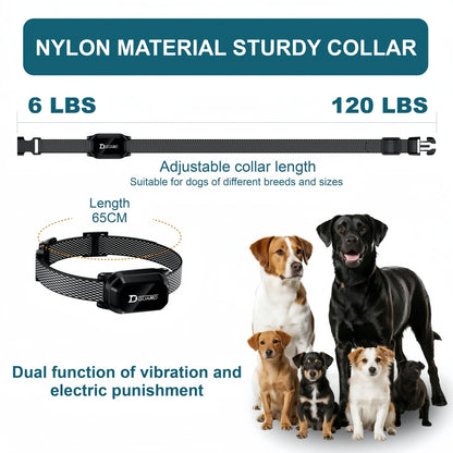 3300FT Remote Dog Training Collar – Waterproof Pet Behavior Training Collar with Vibration & Anti-Bark Modes for Dogs 6–120 lbs.