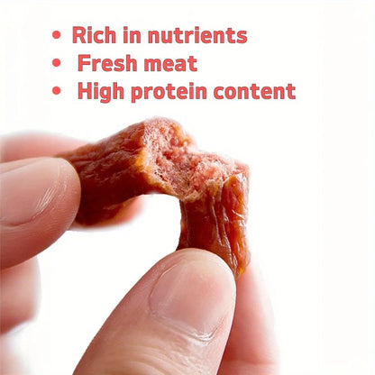 All-Natural Beef Sausage Dog Treats, Healthy & Easily Digestible Chews, 7.05 oz (200g) or 14.11 oz (400g).