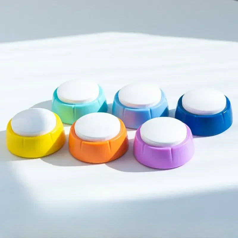 Dog & Cat Communication Buttons – Voice Recorder Training Clickers for Talking Pets and Interactive Learning.