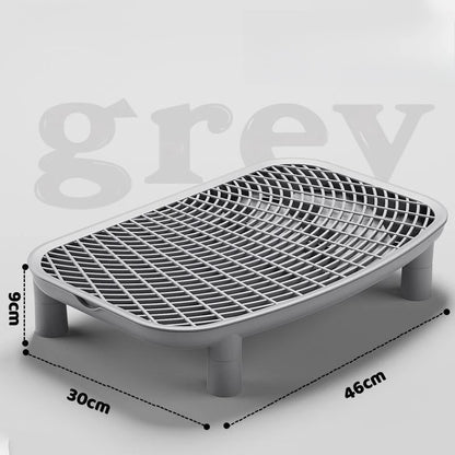 Double-Layer Cat Litter Mat, Anti-Splash Design, Litter Sand Control Pad for Cat Litter Boxes