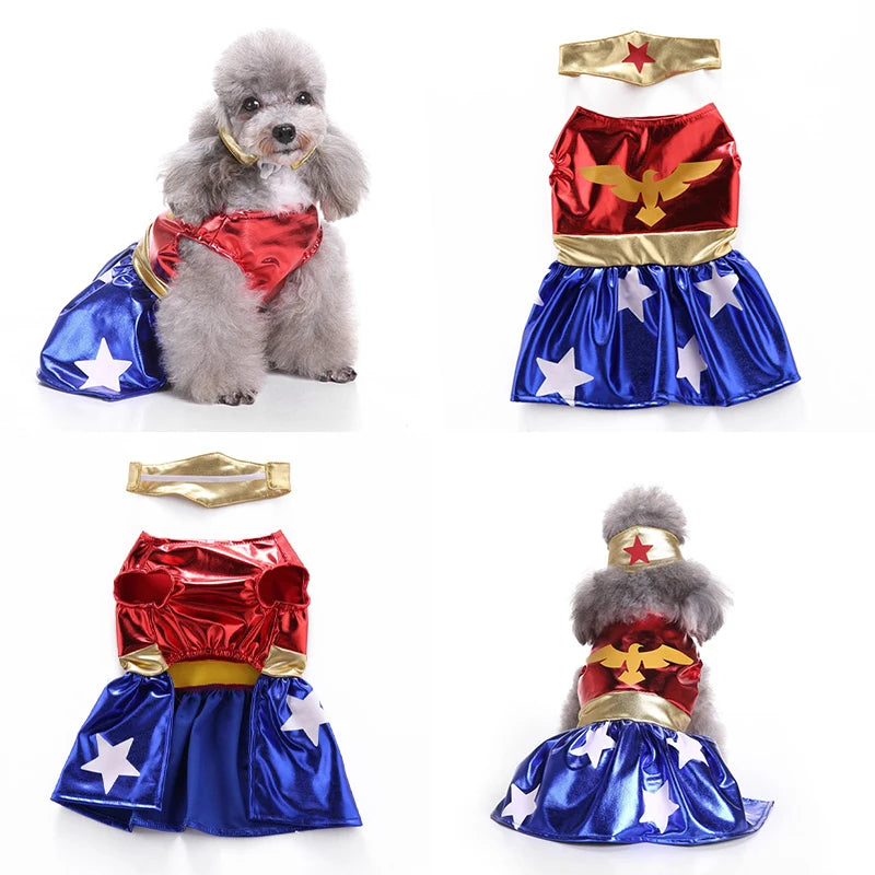 Halloween Pet Costume Dress – Cute Claw Skirt Cosplay Outfit for Dogs, Funny Party & Dress-Up Costume for Pets.