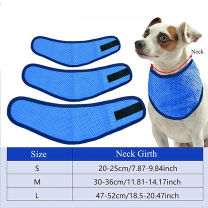Summer Dog Cooling Ice Scarf – Quick-Cooling Towel for Small, Medium & Large Dogs.