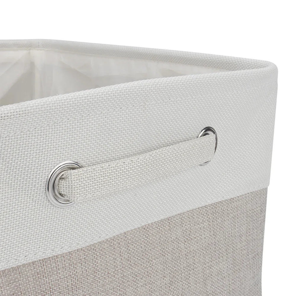 Foldable Paw Print Pet Toy and Accessory Storage Basket.