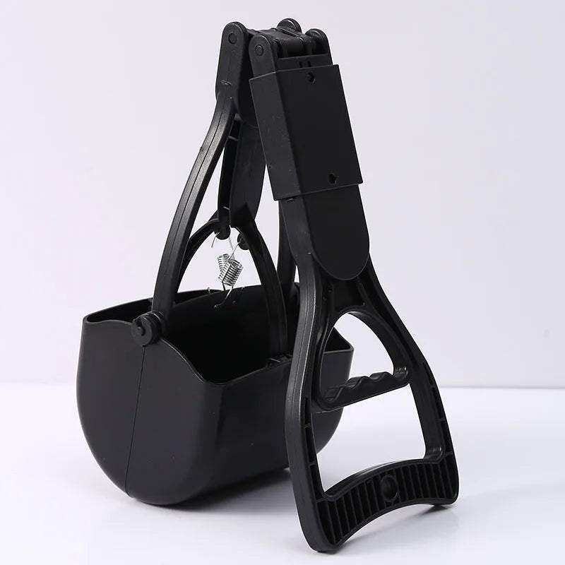 Portable Foldable Dog Poop Scooper – No-Bend Pet Waste Pickup Tool for Small & Large Dogs, Ideal for Outdoor Walking & Lawn Cleaning.