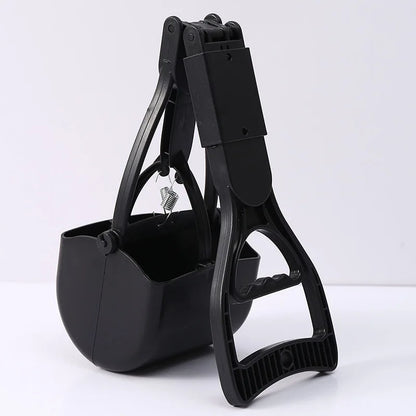 Portable Foldable Dog Poop Scooper – No-Bend Pet Waste Pickup Tool for Small & Large Dogs, Ideal for Outdoor Walking & Lawn Cleaning.