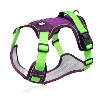 Reflective Tactical Dog Harness – 1680D Waterproof Oxford Vest for Medium & Large Dogs, Durable Outdoor Training & Walking Gear.
