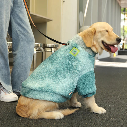 HOOPET Winter Dog Jacket – Thick Lambswool Coat, Windproof Outerwear for Medium to Large Dogs, Sizes 3XL-7XL.