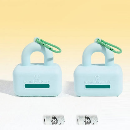 Portable Pet Waste Bag Holder – Silicone Dog Poop Bag Dispenser for Outdoor Walking & Easy Waste Collection Cleaning Supplies.