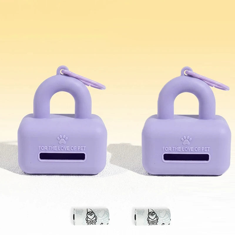 Portable Pet Waste Bag Holder – Silicone Dog Poop Bag Dispenser for Outdoor Walking & Easy Waste Collection Cleaning Supplies.