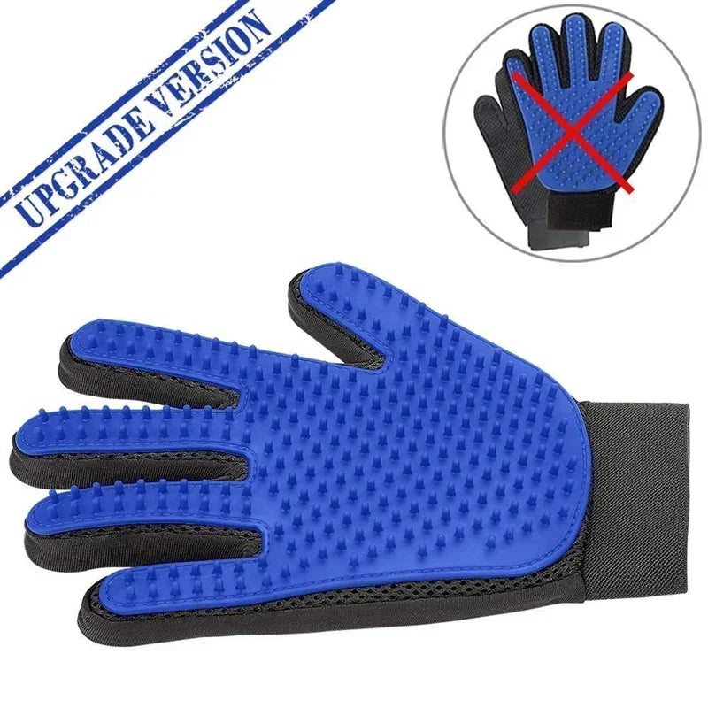 1/10PCS Pet Silicone Grooming Gloves – Effective Hair Removal & Deshedding Comb for Cats & Dogs, Ideal for Bathing & Daily Cleaning.