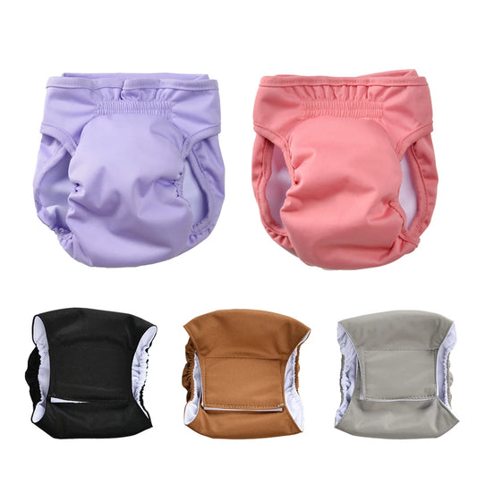 Washable Pet Diapers – Reusable Breathable Dog Sanitary Pants for Male & Female Dogs, Puppy Underwear for Hygiene & Heat Protection.