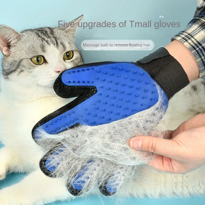 1/10PCS Pet Silicone Grooming Gloves – Effective Hair Removal & Deshedding Comb for Cats & Dogs, Ideal for Bathing & Daily Cleaning.