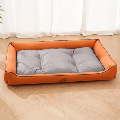 Large Waterproof Dog Bed – Soft All-Season Cooling Pet Sleeping Mat for Dogs, Puppies.