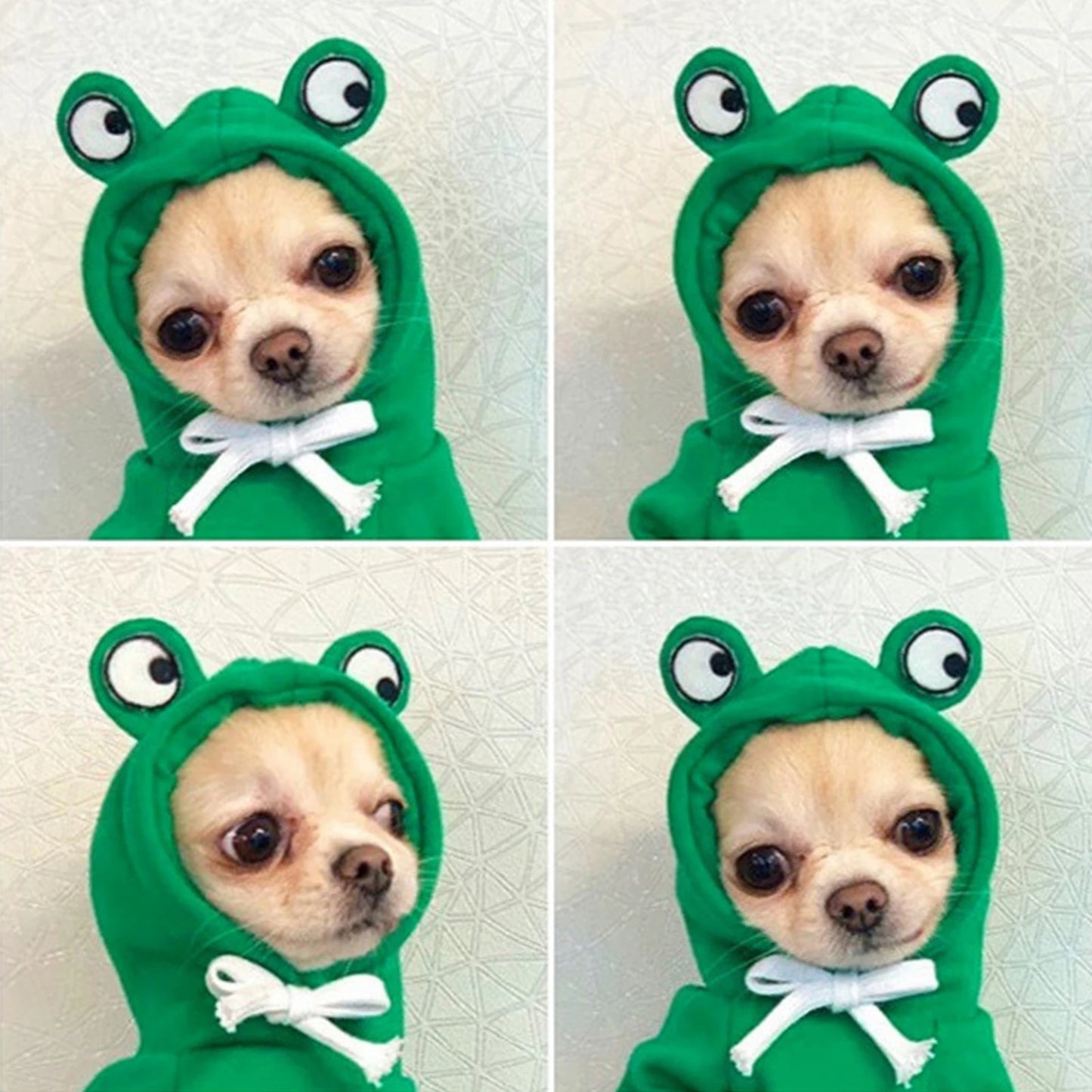 Cute Animal Design Dog Hoodie – Warm Fleece Sweater Coat (Frog Style) for Puppies & Dogs, Outdoor Pet Outerwear Jacket.