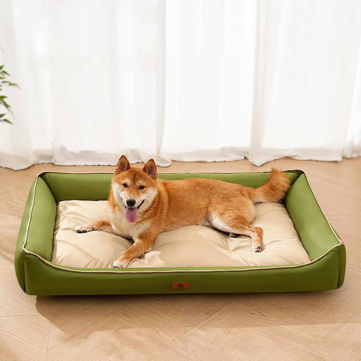 Large Waterproof Dog Bed – Soft All-Season Cooling Pet Sleeping Mat for Dogs, Puppies.