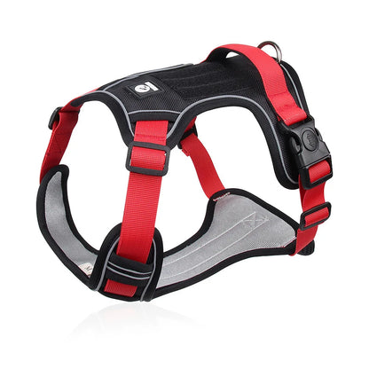 Reflective Tactical Dog Harness – 1680D Waterproof Oxford Vest for Medium & Large Dogs, Durable Outdoor Training & Walking Gear.