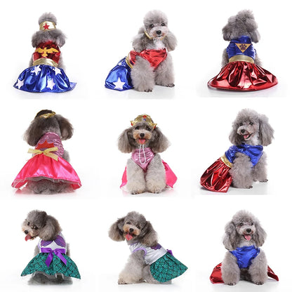 Halloween Pet Costume Dress – Cute Claw Skirt Cosplay Outfit for Dogs, Funny Party & Dress-Up Costume for Pets.