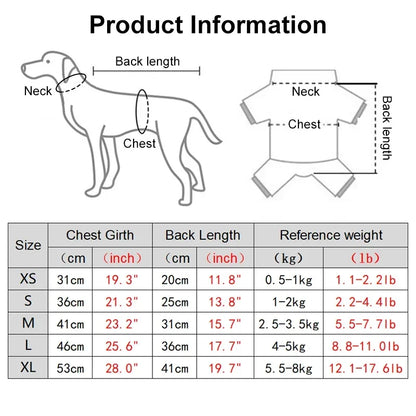 Dog Pajamas for Small Dogs – Soft Stretch Summer Onesie for Puppies, Cute PJ Outfit for Chihuahua, Yorkie & Teacup Dogs.