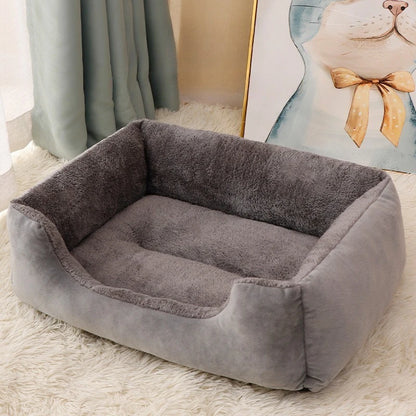 All-Season Plush Pet Bed Pad – Warm, Washable & Bite-Resistant Mat for Cats and Small, Medium & Large Dogs.