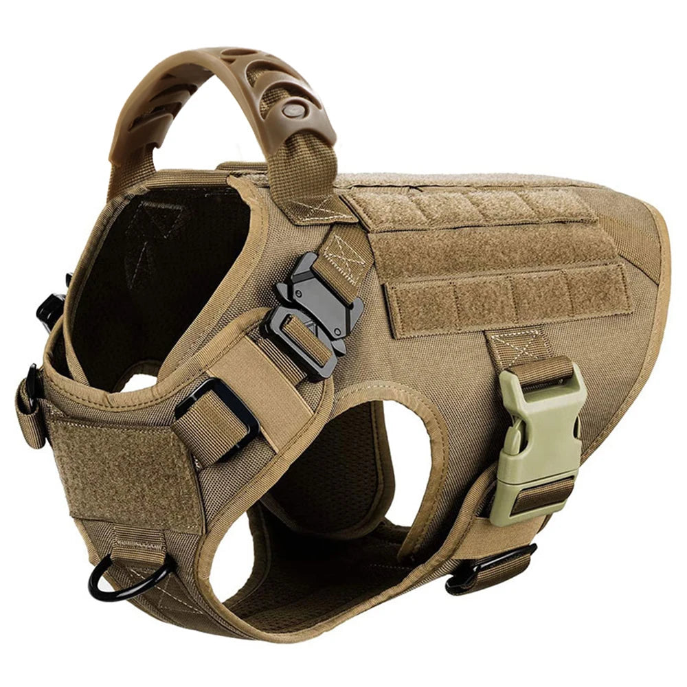 Large Dog Harness & Leash Set – Training Walking Vest with Collar for Medium & Large Dogs.