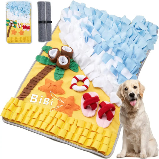 Pet Snuffle Mat – Interactive Dog Training & Slow Feeding Mat for Hidden Treats, Anti-Boredom & Anti-Choking Pet Toy.
