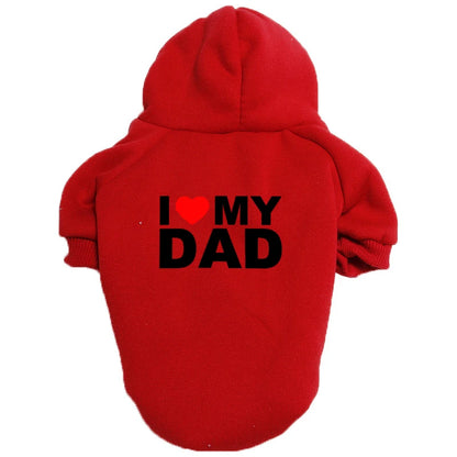 Autumn/Winter Plush Pet Hoodie – Cozy Coat for Small and Big Dogs, Puppies & Cats, Teddy Bears & Schnauzers.